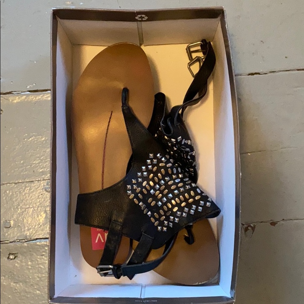Dolce Vita Leather Studded Sandal